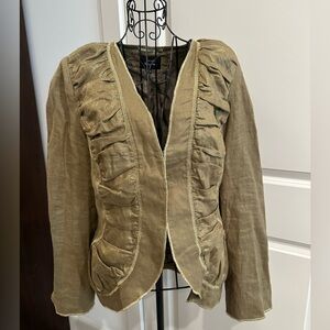 Per Una Collezione Itália - Spencer Silk linen Light Brown Gold XL /16